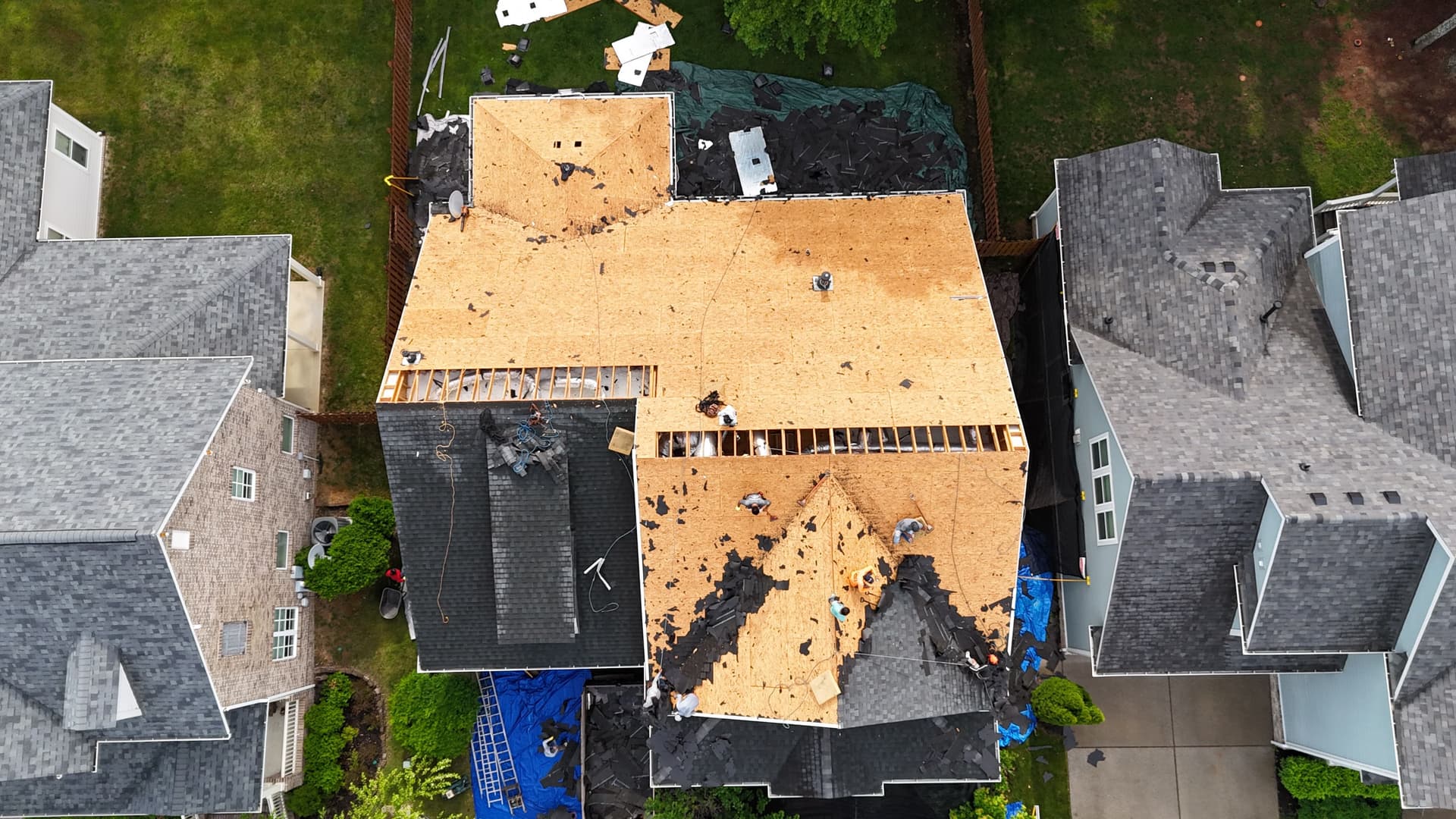 Gallery photos for Franklin Roof Replacement with Malarkey Vista in Storm Gray: Image #4