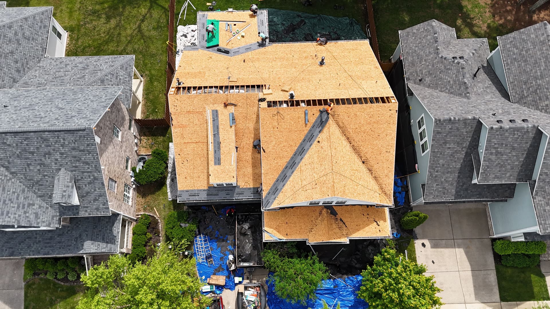 Gallery photos for Franklin Roof Replacement with Malarkey Vista in Storm Gray: Image #5