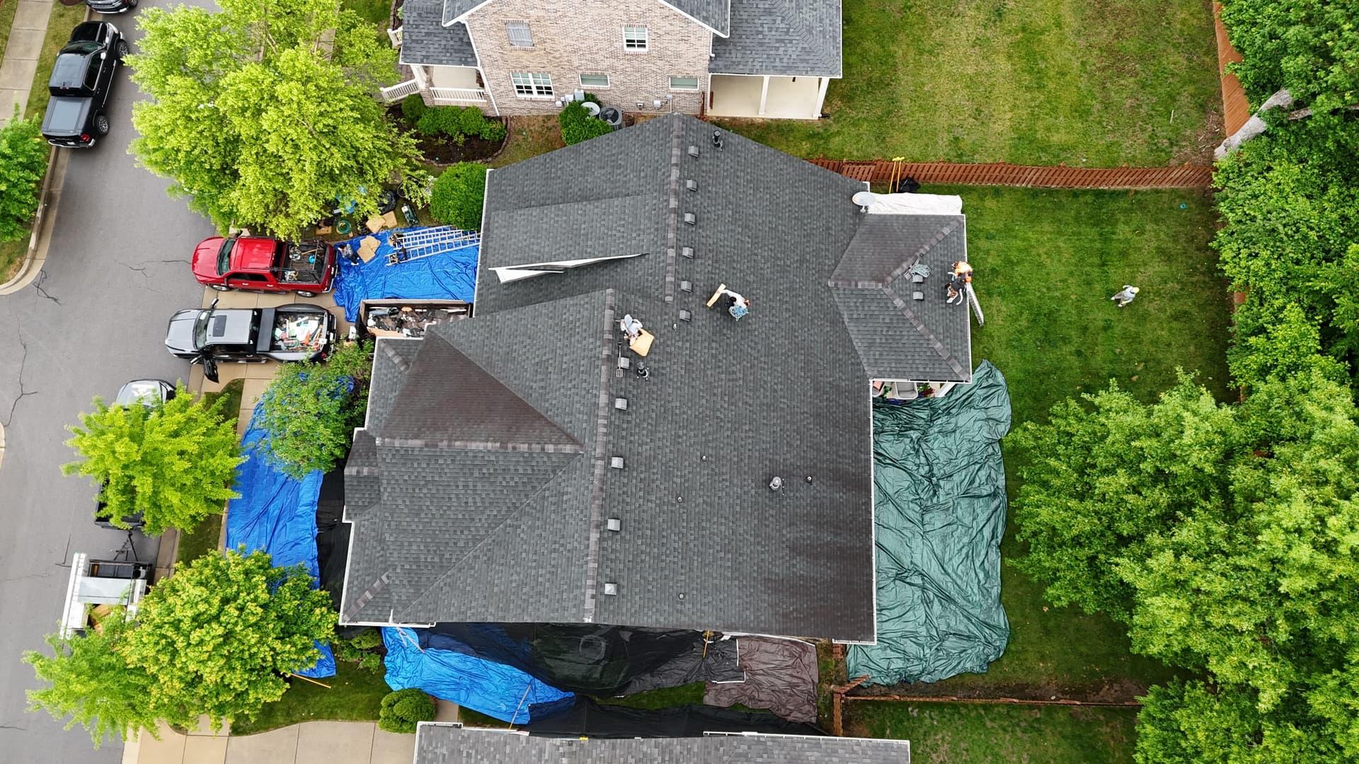 Gallery photos for Franklin Roof Replacement with Malarkey Vista in Storm Gray: Image #8