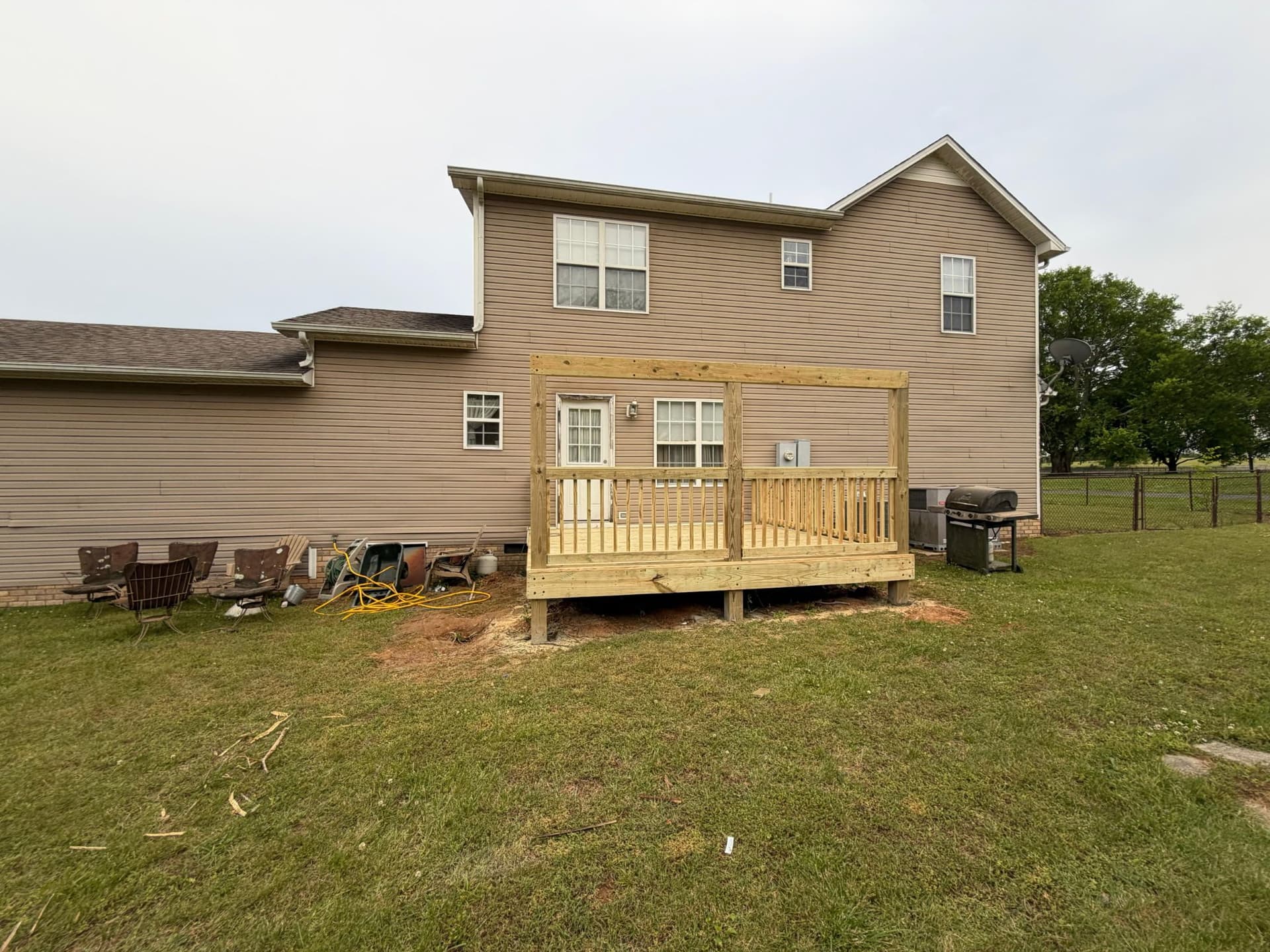 Gallery photos for New Covered Deck Build in Mt Pleasant TN: Image #4