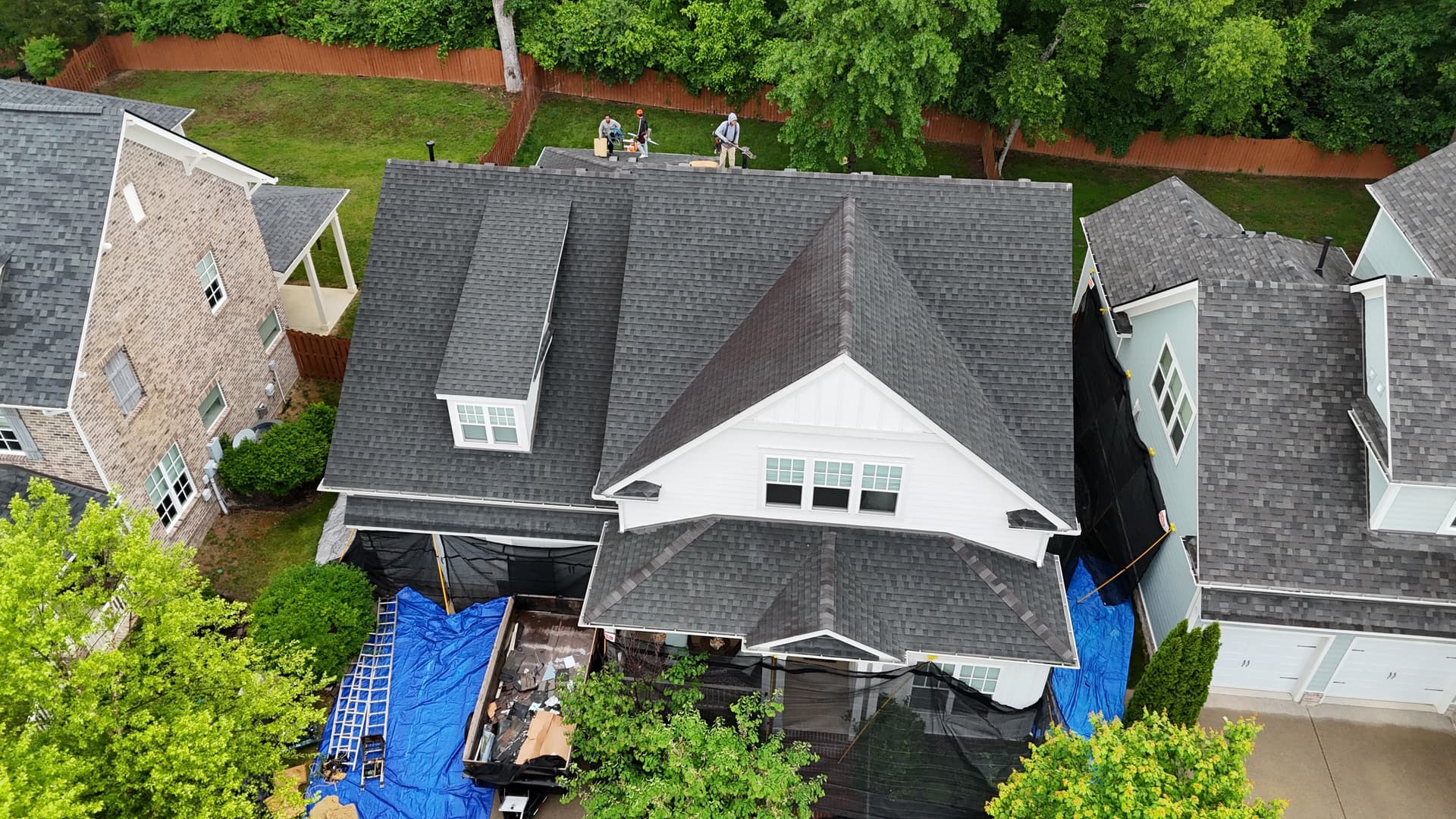 Gallery photos for Franklin Roof Replacement with Malarkey Vista in Storm Gray: Image #6