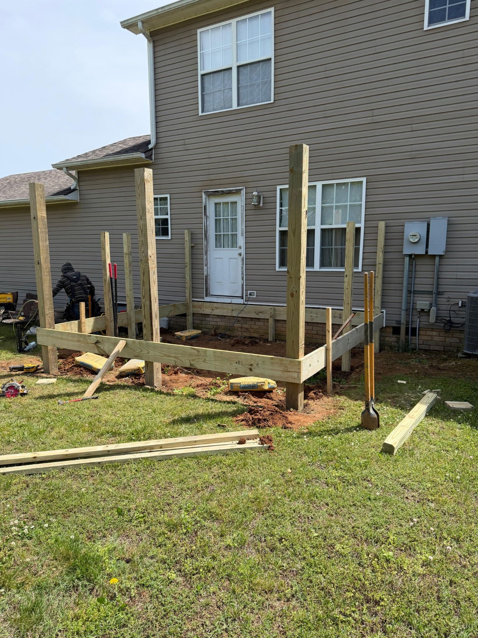 Gallery photos for New Covered Deck Build in Mt Pleasant TN: Image #5