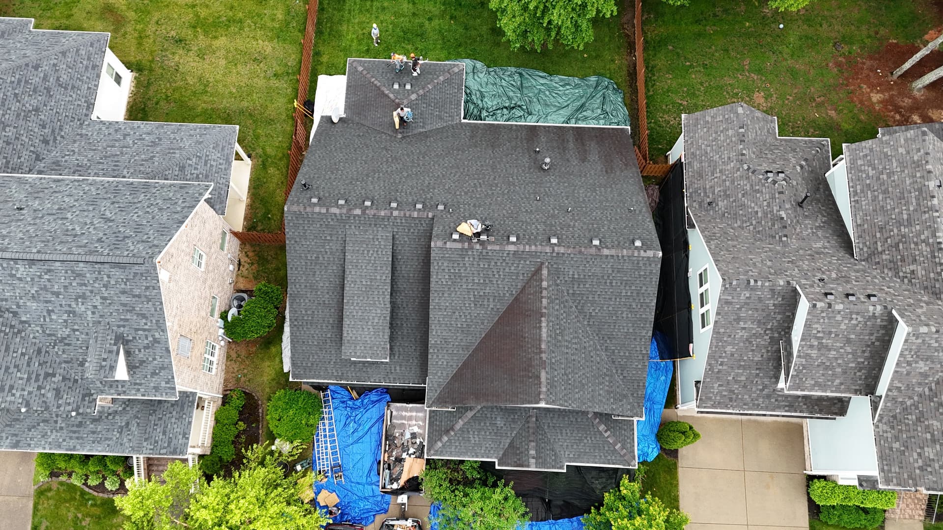 Gallery photos for Franklin Roof Replacement with Malarkey Vista in Storm Gray: Image #7