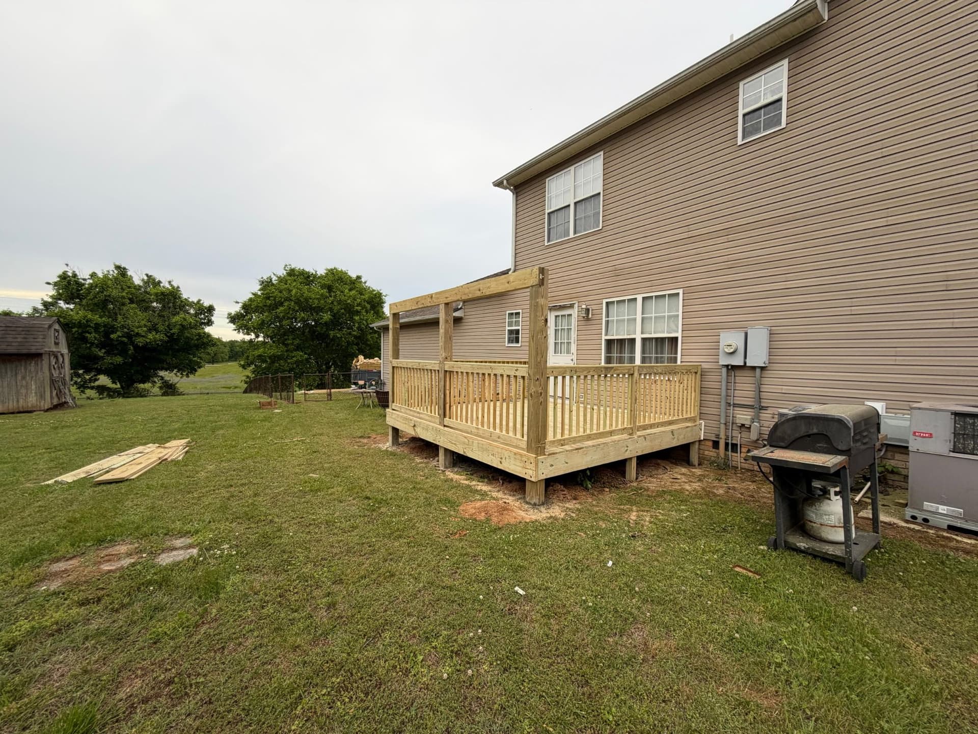Gallery photos for New Covered Deck Build in Mt Pleasant TN: Image #3