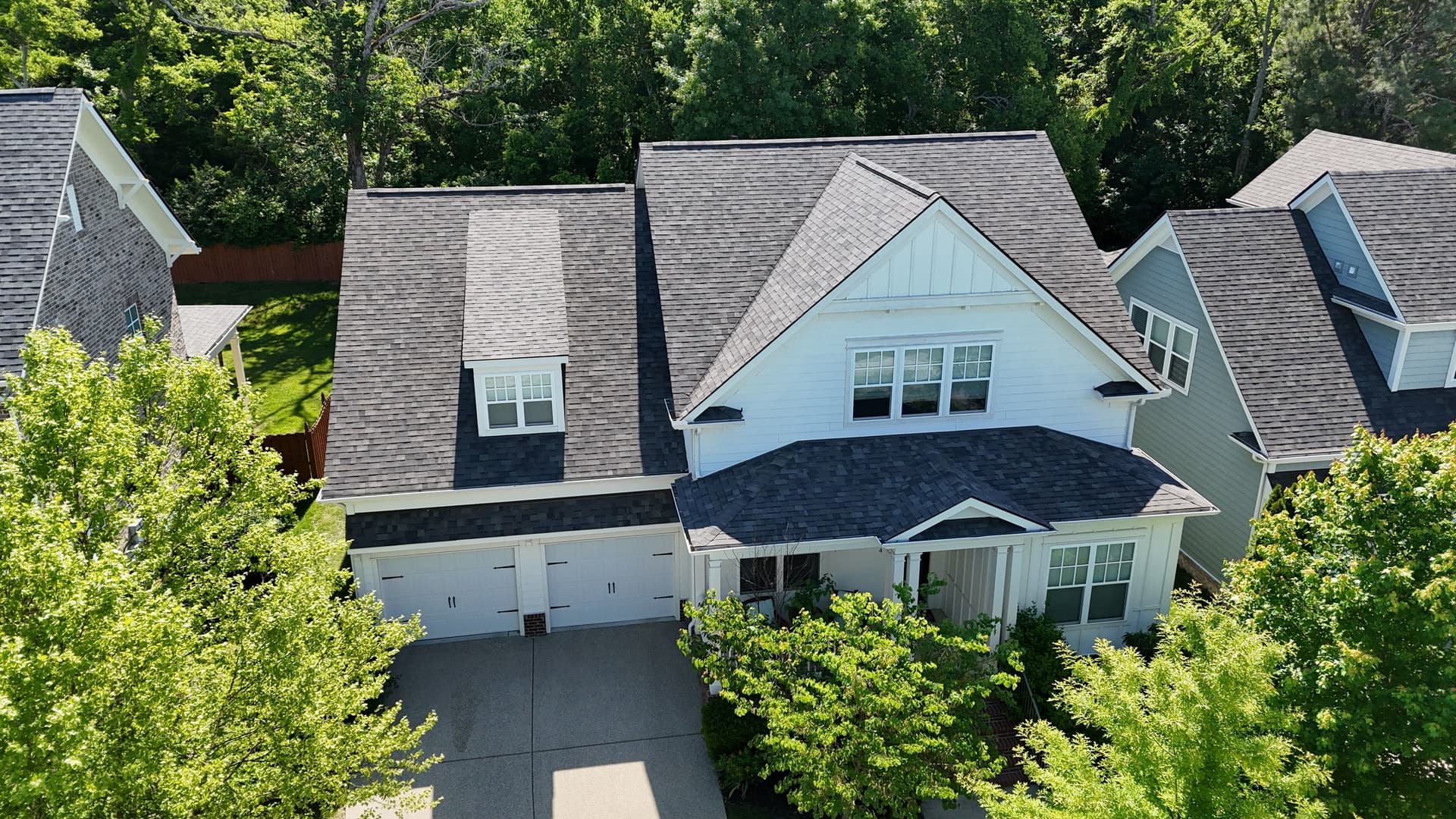Gallery photos for Franklin Roof Replacement with Malarkey Vista in Storm Gray: Image #2