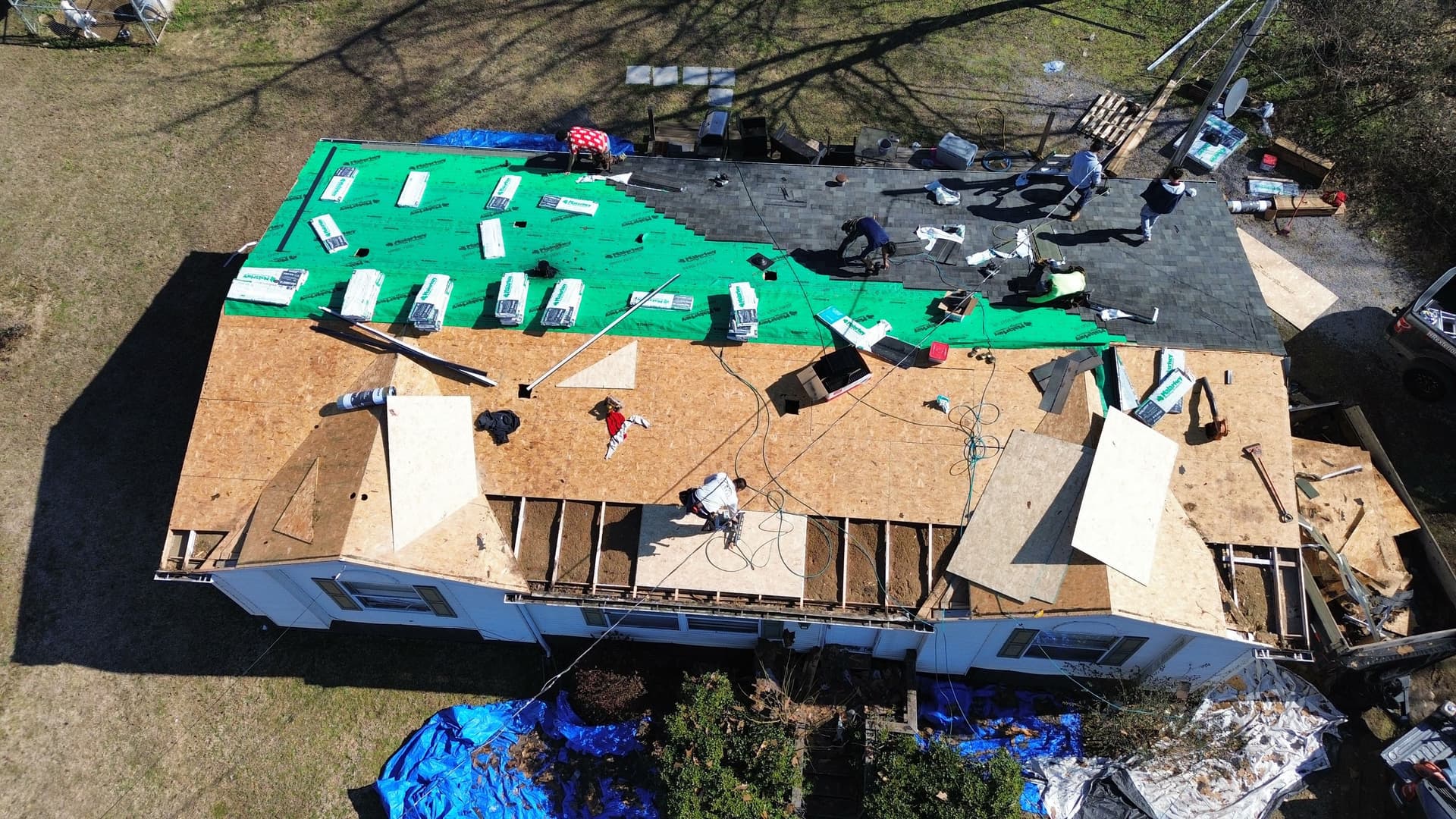 Gallery photos for Roof Transformation in Honewald TN with Malarkey Highlander Shingles: Image #3