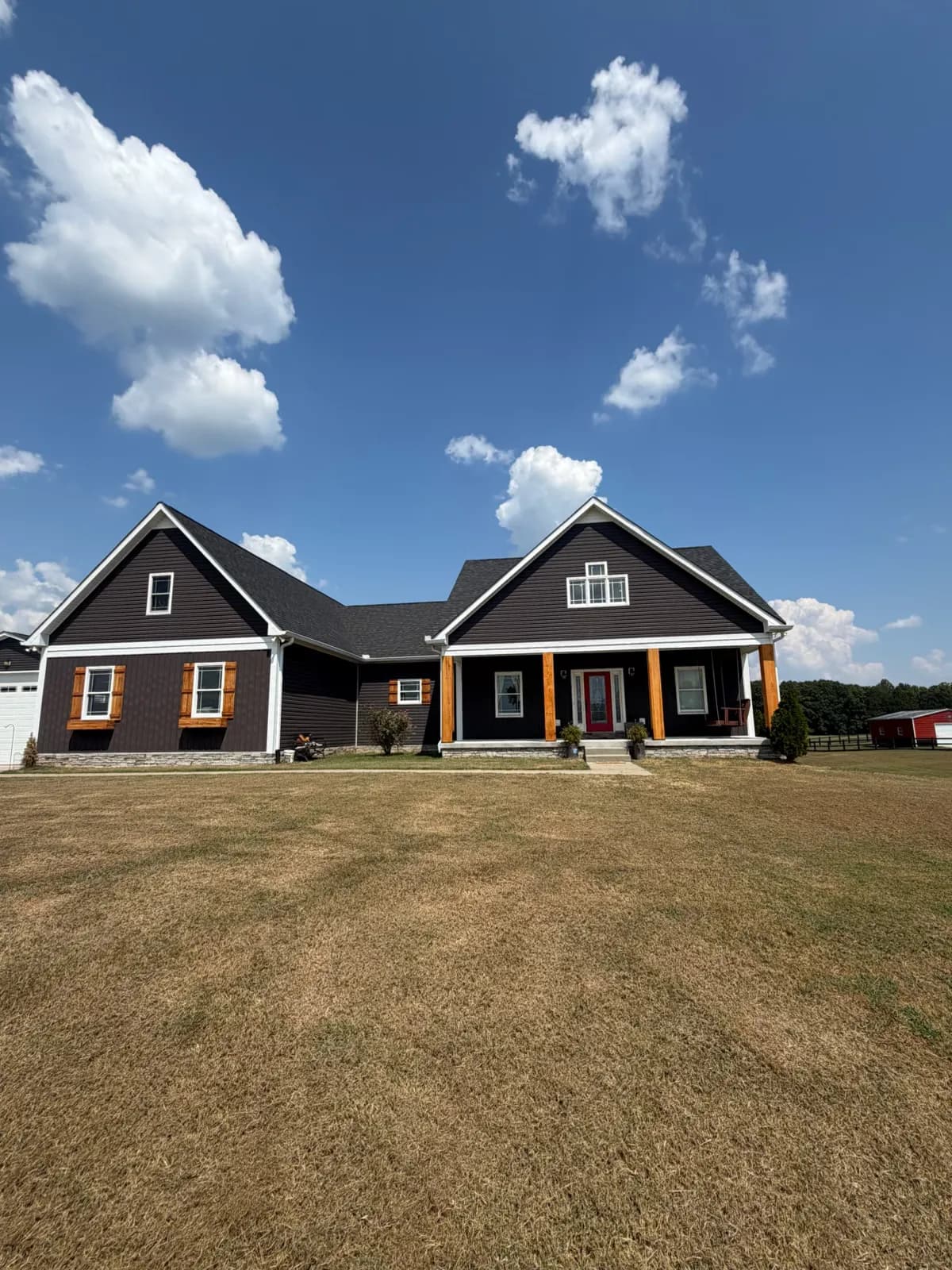 Gallery photos for Front Porch Overhaul with Solid 12x12 Posts and Custom Siding: Image #1