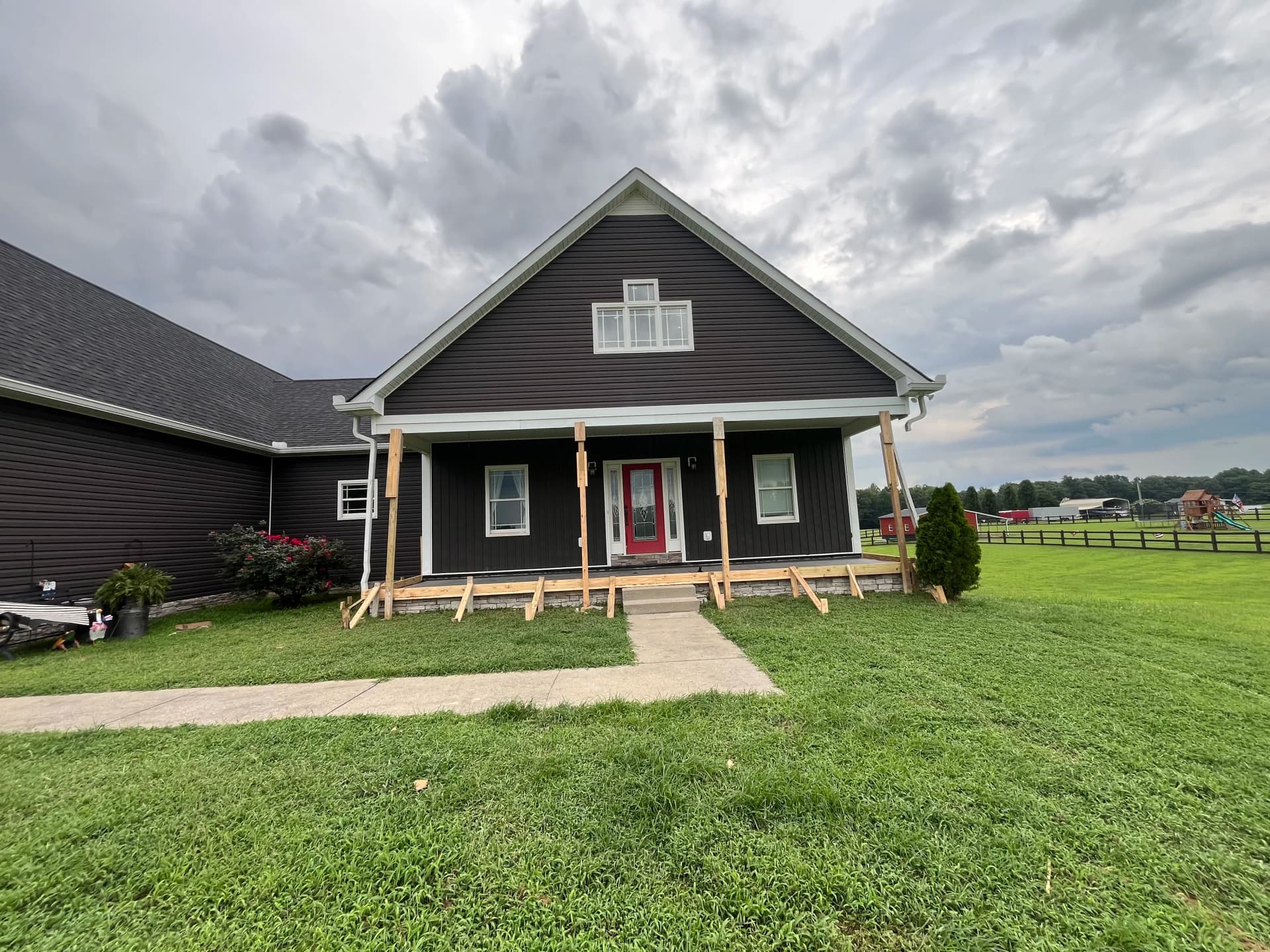 Gallery photos for Front Porch Overhaul with Solid 12x12 Posts and Custom Siding: Image #3