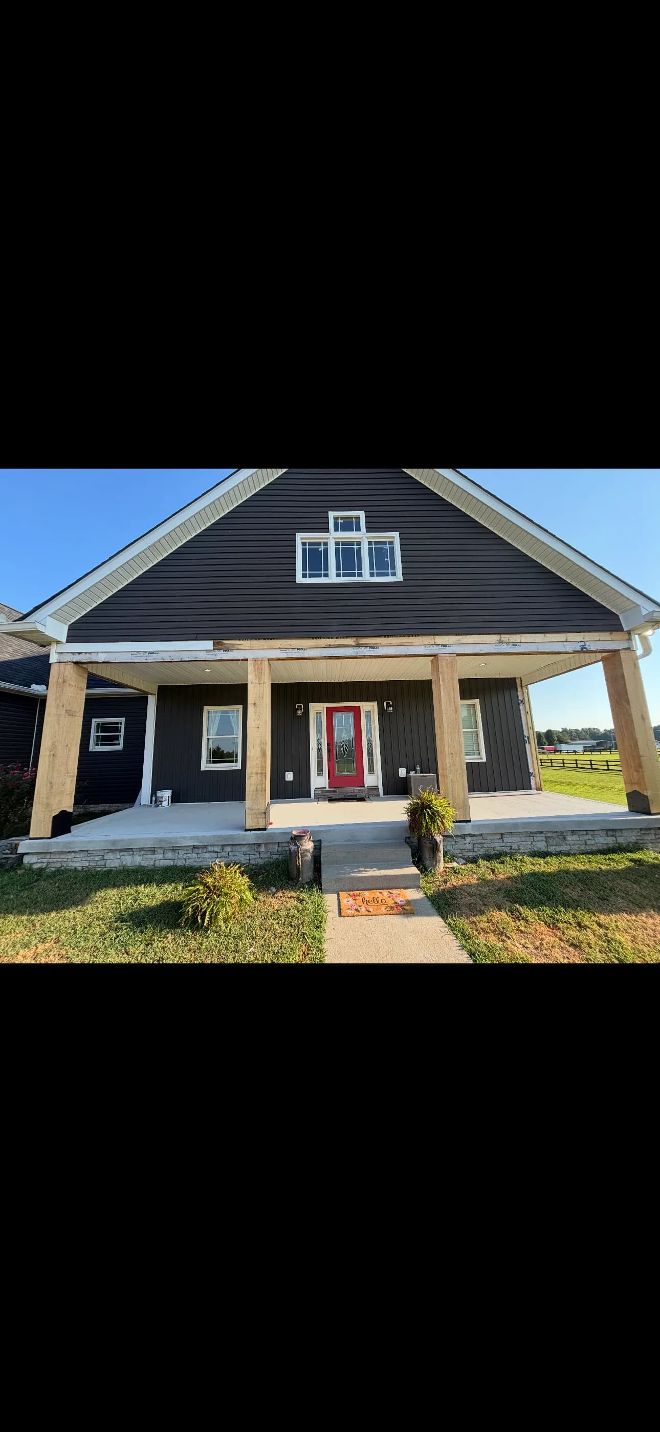 Gallery photos for Front Porch Overhaul with Solid 12x12 Posts and Custom Siding: Image #7