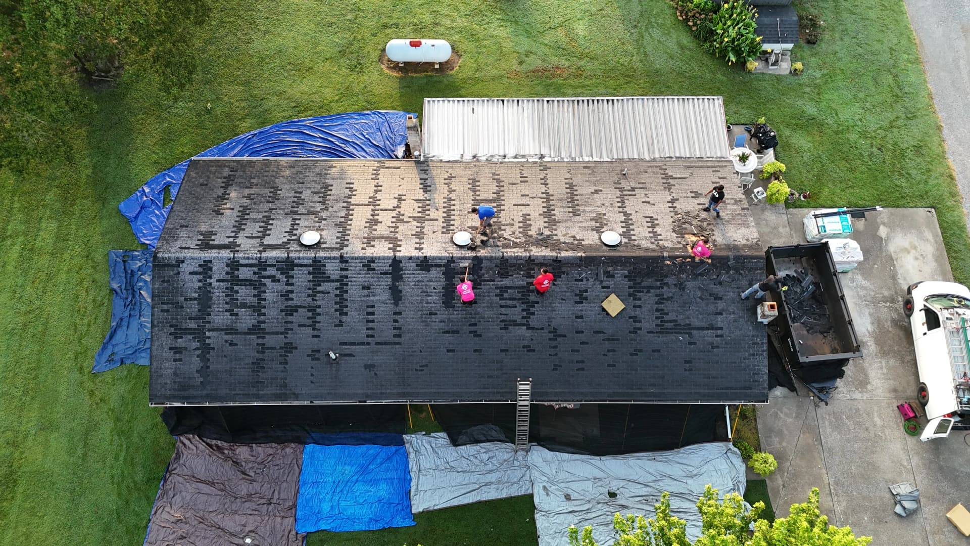 Gallery photos for Full Roof Replacement with Malarkey Highlander in Brilliant Black: Image #5
