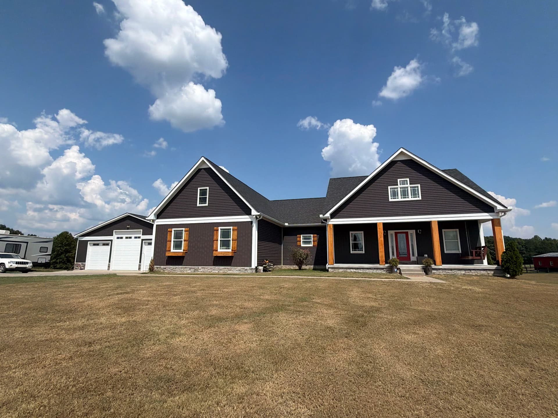 Gallery photos for Front Porch Overhaul with Solid 12x12 Posts and Custom Siding: Image #2